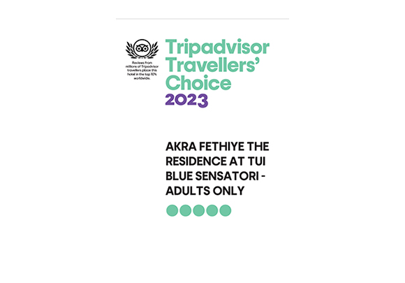 Akra The Residence Tripadvisor Odul2