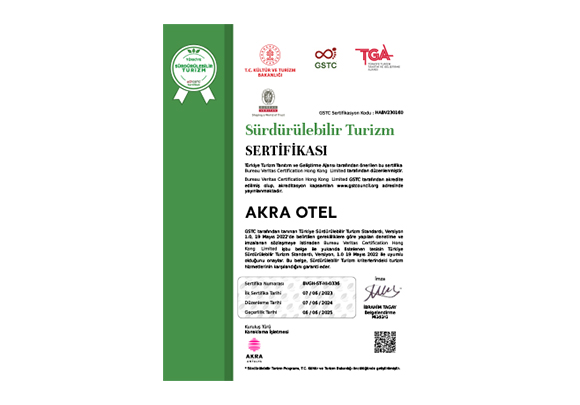 Akra Antalya Surdurulebilir Turizm
