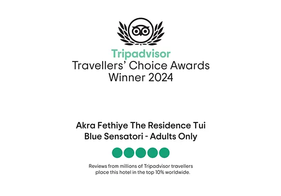 Akra Fethiye The Residance Odul Card