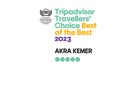 Akra Kemer Tripadvisor Odul 1