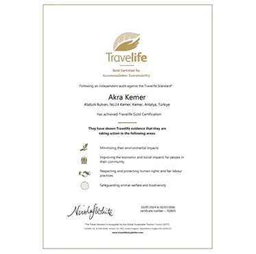 Akra Kemer Travellife Card