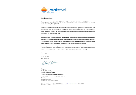 Coral Travel 3 Odul